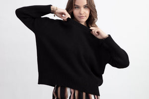 NOTSHY Strickpullover "ACHINU" schwarz