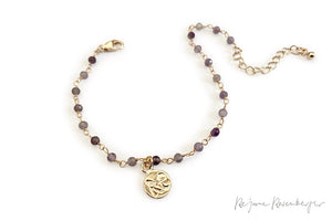 REJANE ROSENBERGER DESIGN Stein/Gold Armband "MY" div. Steine