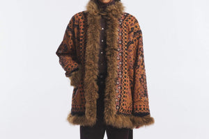 ANTIK BATIK Jacke "Ivan" camel oversized
