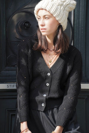 Choice by Réjane Rosenberger Cashmere Blend Jacke "Fay" schwarz