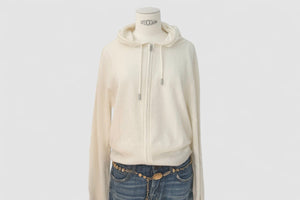 NOTSHY Cashmere Hoodie "CARA" off-white