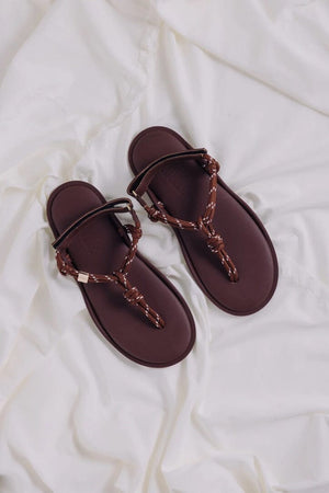 FLOWZE Ledersandalen "FLO" braun