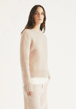 MASSCOB Woolmix Sweater "LAFFON" chiné nude
