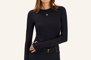 DADA Technical Langarm T-Shirt "Kira" schwarz
