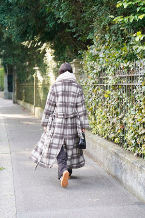 DEA KUDIBAL Woolcoat "CLORISSA" Beaver Check