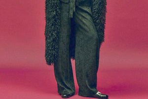 MOMONI Satinhose "BACCARAT" schwarz