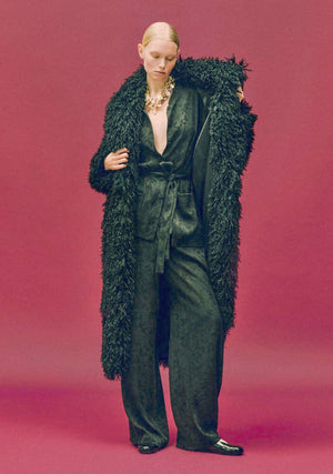 MOMONI Satinhose "BACCARAT" schwarz