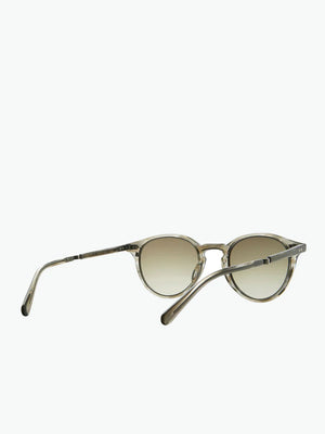 MR LEIGHT Handgemachte Sonnenbrille "Marmont II" grey/fern