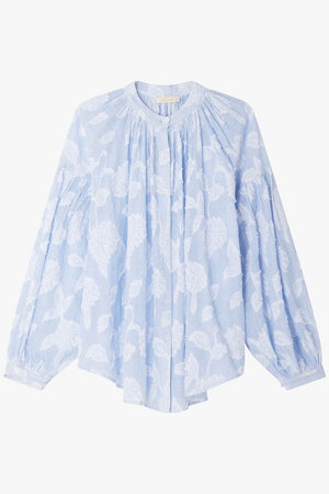 MES DEMOISELLES Baumwollbluse "THEA" light blue