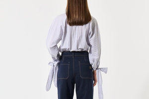 DEA KUDIBAL Baumwollbluse "CHRISTA07" hellblau stripe