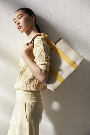 RUE DE VERNEUIL Shopper M "Essential" yellow