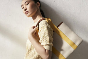 RUE DE VERNEUIL Shopper M "Essential" yellow