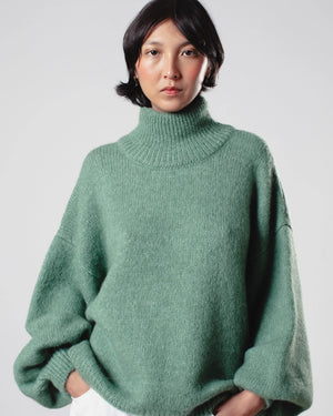 I LOVE MR MITTENS Chunky Wool "NAOMI" Sweater schwarz