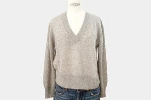 NOTSHY Cashmere Pullover "TINI" gris chiné