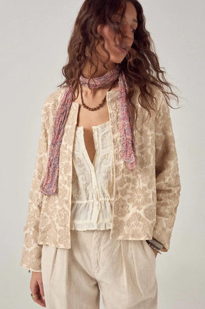 MAISON HOTEL Baumwolljacke "AKASH" pearl