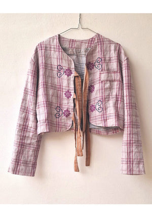 CLARAMONTE Baumwoll Bolerojäckli "TATOO"