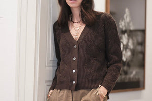 Choice by Réjane Rosenberger Cashmere Blend Jacke "Fay" braun