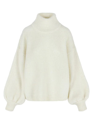 I LOVE MR MITTENS Chunky Wool "NAOMI" Sweater schwarz