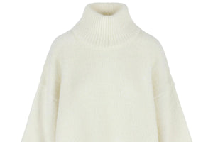 I LOVE MR MITTENS Chunky Wool "NAOMI" Sweater off-white