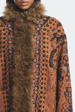 ANTIK BATIK Jacke "Ivan" camel oversized
