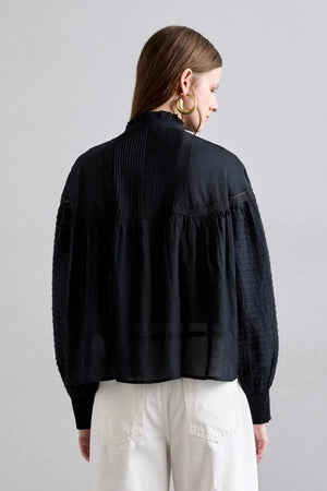 VANESSA BRUNO Baumwollbluse "DAHLIA" schwarz