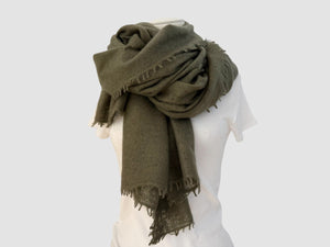 Choice by Réjane Rosenberger cashmere scarf gray méliert (MS-70027)