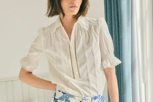 DEA KUDIBAL cotton blouse "DARADEA" natural white