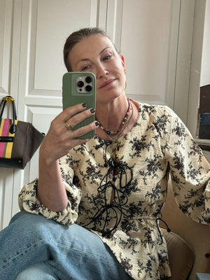 SEA NEW YORK Seidenbluse "JOAN" cream