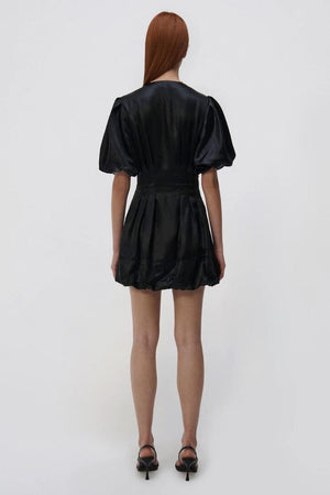 JONATHAN SIMKHAI satin dress "Luisa" black