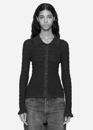 SEA NEW YORK Strickjacke "RUBY" schwarz