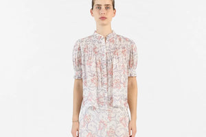 MASSCOB Kurzarmbluse "ELYRIA" berry flower