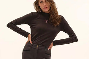 DADA Technical Langarm T-Shirt "Ernest" chocolate