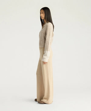 MOMONI Strickhose " CARAMEL" light camel