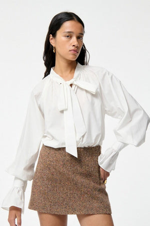 VANESSA BRUNO Baumwollbluse "FATIMA" weiss