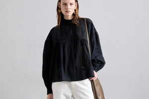 VANESSA BRUNO Baumwollbluse "DAHLIA" schwarz