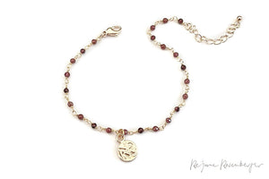 REJANE ROSENBERGER DESIGN Stein/Gold Armband "MY" div. Steine