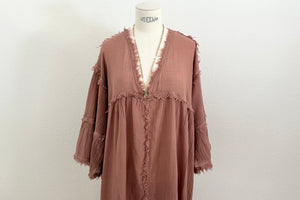 CLARAMONTE "Pablo" leather shopper brown