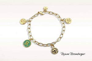 REJANE ROSENBERGER DESIGN Silberbettelarmband “Alpha"