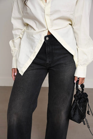 HAIKURE Wide Jeans "BONNIE" earl wash