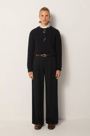 MAISON HOTEL Lyocellhose "KEATON" nocturne