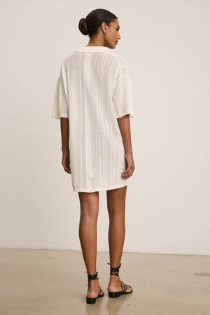 VELVET Baumwollkleid MILA07" off-white