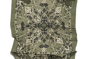 MAISON LECOMTE FLAMANT Baumwollschal "Bandana" kaki
