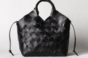 CALAJADE Ledershopper "MISU" L - schwarz