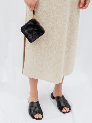 CALAJADE Leather wallet "IGGI" - black