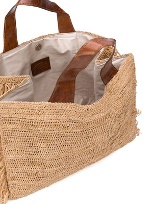 IBELIV "ONJA" Raffiatasche natural