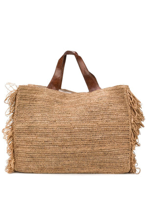 IBELIV "ONJA" Raffiatasche natural