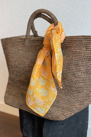 YVONNE S cotton - Niki cloth brown flower