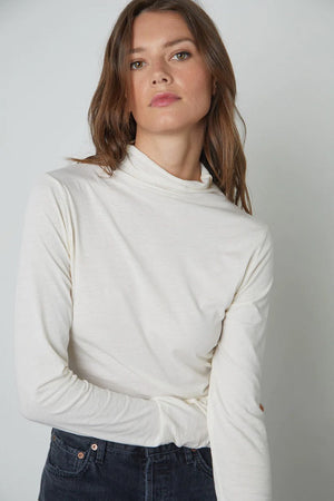 VELVET Unterzieh-Shirt "TALISIA" off-white
