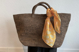 YVONNE S cotton - Niki cloth brown flower