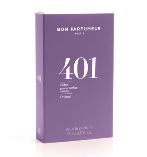 BON PARFUMEUR "401" cedar, candied plum and vanilla 15ml - 30ml